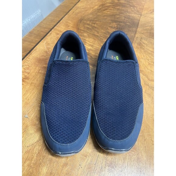 Skechers Equalizer Bluegate Men’s 12 Navy Blue Loafer Shoes 58881S L Sneakers - Picture 7 of 8